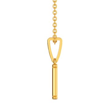 Paints All Over Gold Pendants