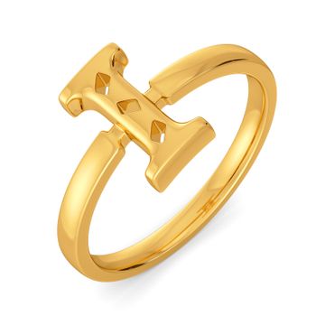 Ice Princess Gold Rings