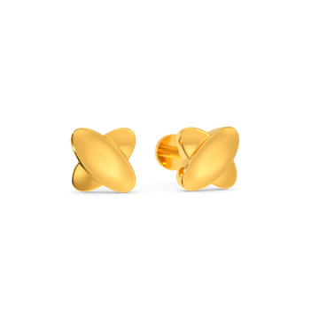 Dual Over Gold Earrings