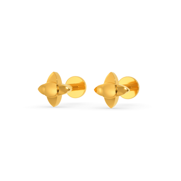 Dendrictic Gold Earrings