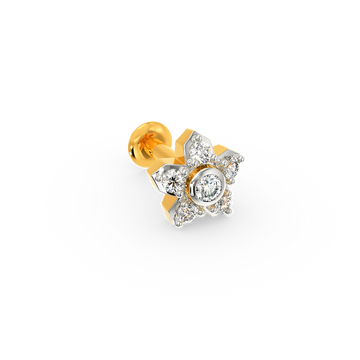 Orchard Diamond Nose Pins