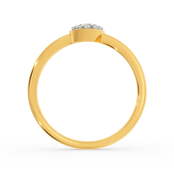 Marquised Leaves  Diamond Rings