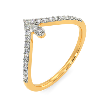 Drop-A-Drop Diamond Rings