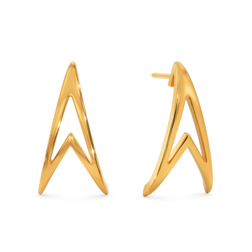 Arrow Aura Gold Earrings