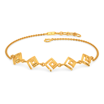 Rhombus Radiant Gold Bracelets