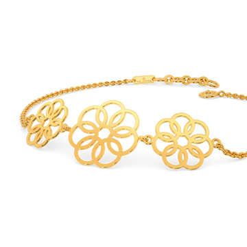 Latch Florals Gold Bracelets