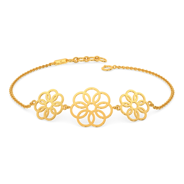 Latch Florals Gold Bracelets
