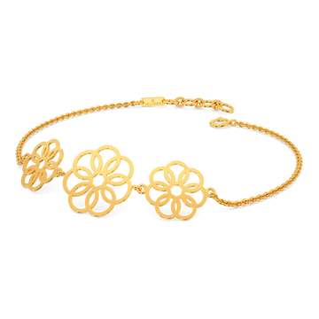 Latch Florals Gold Bracelets