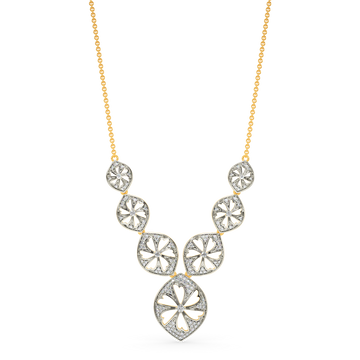 Flora Wheel Diamond Necklaces
