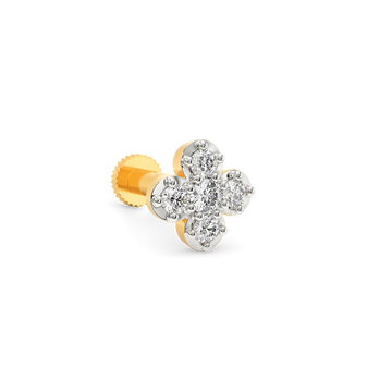 Bloomzy Diamond Nose Pins
