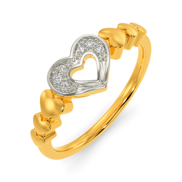 Lovey-Dovey Diamond Rings