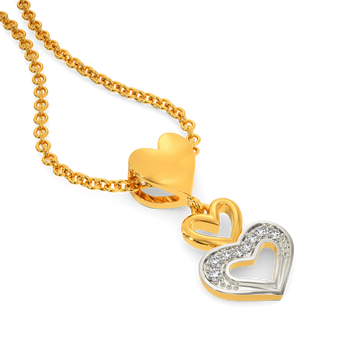 Lovey-Dovey Diamond Pendants