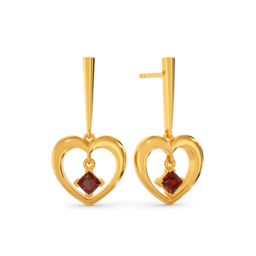 Love Date Gemstone Earrings
