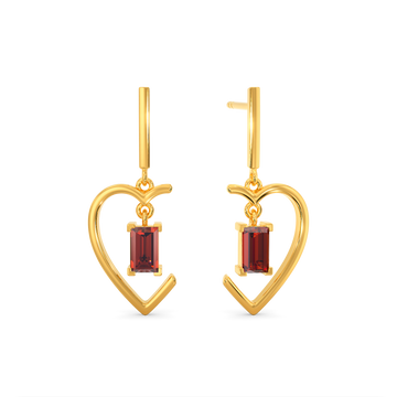 Cradled In Love Gemstone Earrings