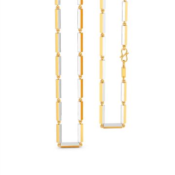 Cube Core Gold Chains