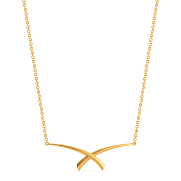 Sheer Bravado Gold Necklaces