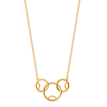 Spin Me Around Gold Necklaces