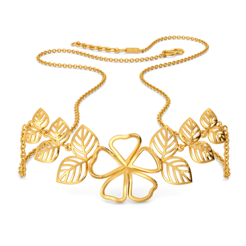 Flower Melody Gold Necklaces