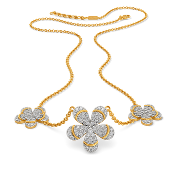 Sugar Magnolia Diamond Necklaces