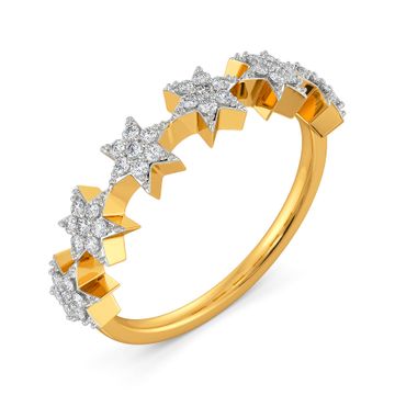 Star Spark Diamond Rings