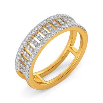 Sparkle Stripe Diamond Rings