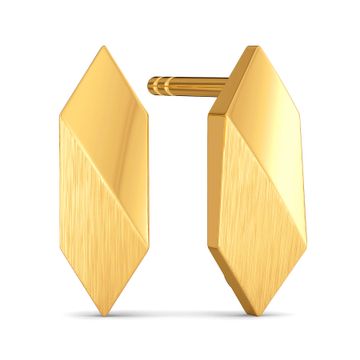 Dangle Drama Gold Earrings