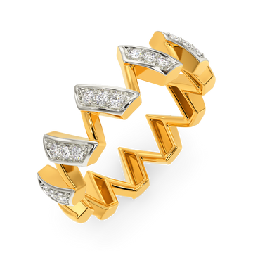 Geometric Chimes Diamond Rings