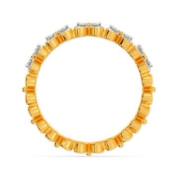 Floral Party Diamond Rings