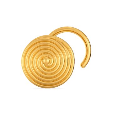 Pool of Whirl Gold Nose Pins
