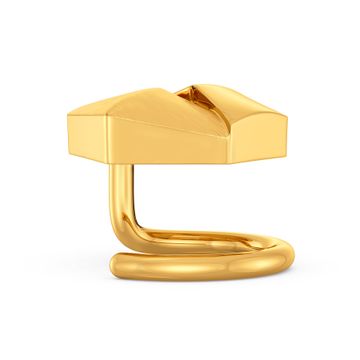Happy Hexa Gold Nose Pins
