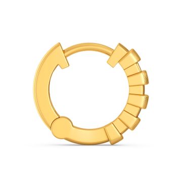Linear League Gold Nose Pins