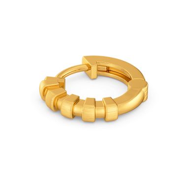 Linear League Gold Nose Pins