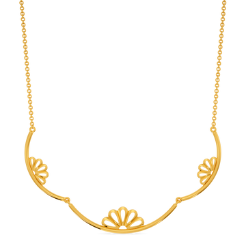 Mystic Tubes Gold Necklaces