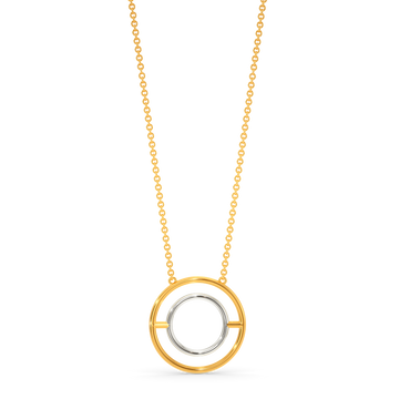 Hollow Tune Gold Necklaces