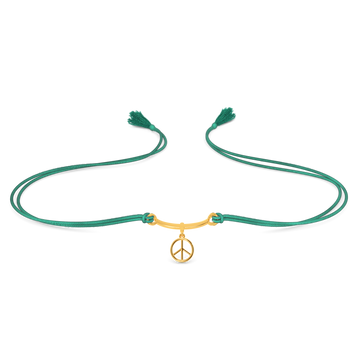 Peace Mantra Gold Bracelets