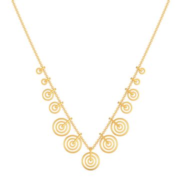 Ring A Ding Gold Necklaces