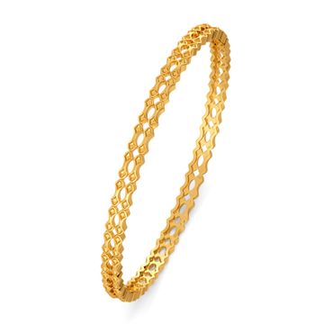 Wave O Balance Gold Bangles
