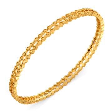 Wave O Balance Gold Bangles