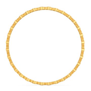 Wave O Balance Gold Bangles