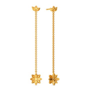 Bloom Bonds Gold Earrings