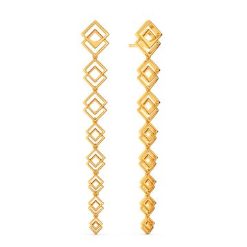 Tri Ally Gold Earrings