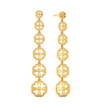 Prim N Elegant Gold Earrings