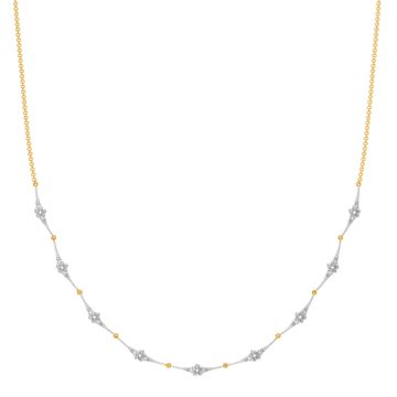 Spur of Fleur Diamond Necklaces