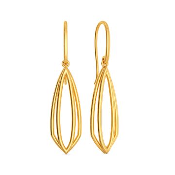 Right to Light Gold Earrings