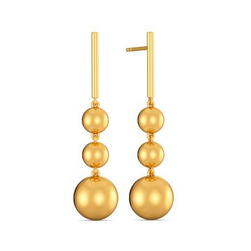 Club Creations Gold Earrings
