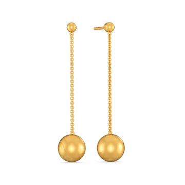 Orb Occasion Gold Earrings