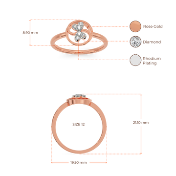 Love Orbit Diamond Rings