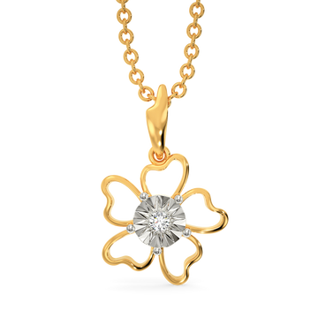 Enchanted Flora Diamond Pendants