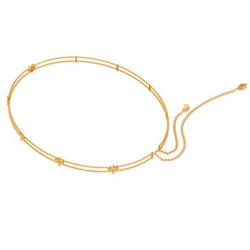 Novel Clique Gold Waist Chains