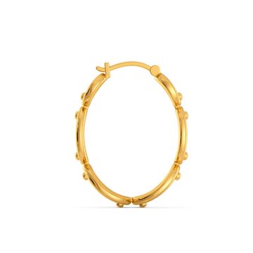 Dramatic Chains Gold Earrings